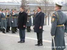 Nov f eskej snemovne na oficilnej nvteve Slovenska